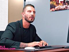 Hazel Moores Ass-Licking Seduction of Quinton James
