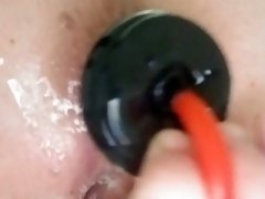 opening my ass with an inflatable plug