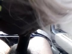 Sloppy Toppy in the car caught this straight nigga going to the store