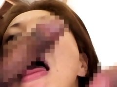 Japan playgirl throats hard in advance of being anal fucked