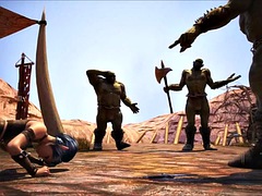 Sexy elf captured and fucked by 3 ogres