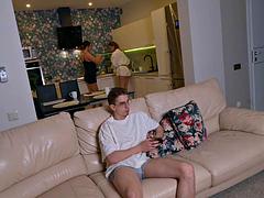Best Girlfriend Gives Stepmoms Ass for Hardcore Pounding