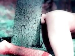 Wild Pussy Double Fuck n the forest