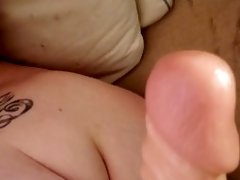 Ftm fucking myself with 10in dildo and squirting on it